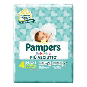 PAMPERS BD DOWNCOUNT MAXI 18PZ